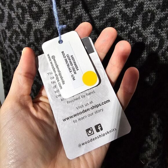 WOODEN SHIPS NWT leopard print sweater - Picture 6 of 6